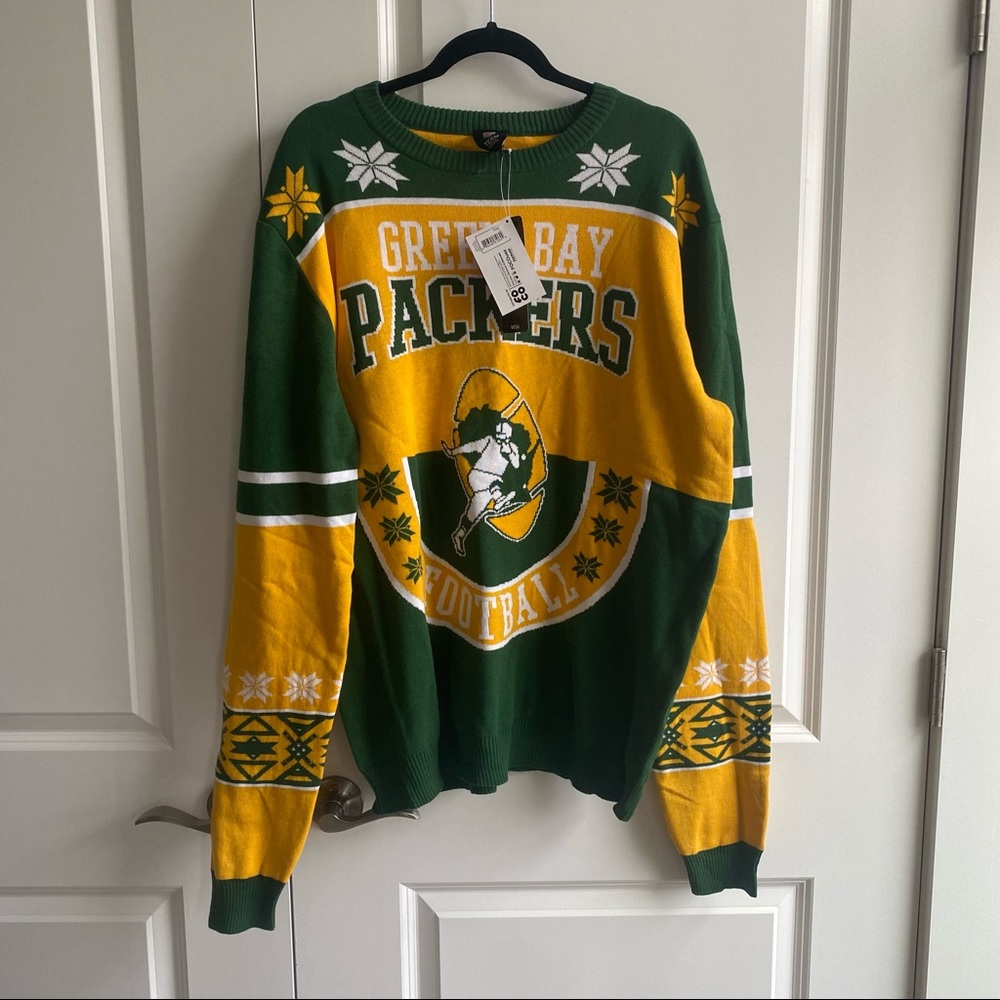 NFL Green Bay Packers Football Christmas Sweater